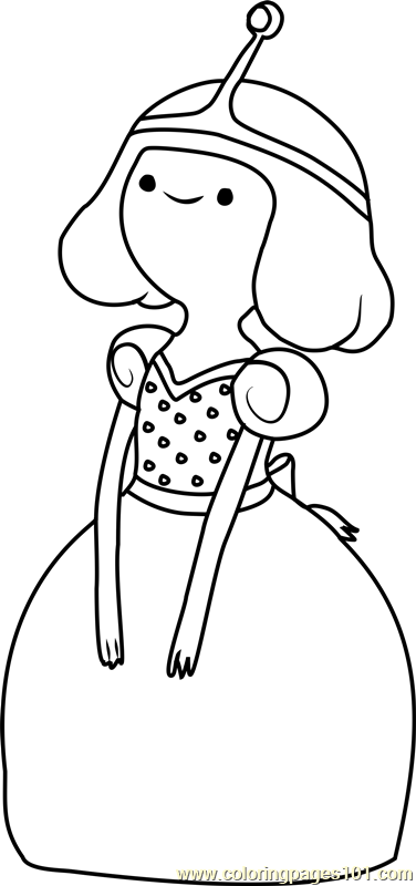 adventure time coloring pages all princesses