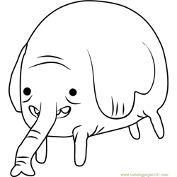 Tree Trunks Free Coloring Page for Kids