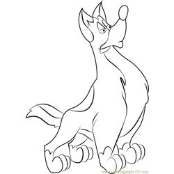 Buttons Free Coloring Page for Kids