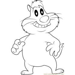 Charlton Woodchucks Free Coloring Page for Kids