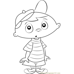 Colin Free Coloring Page for Kids