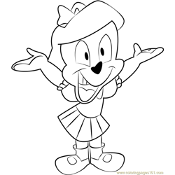 Elmyra Duff Free Coloring Page for Kids