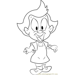 Mindy Free Coloring Page for Kids