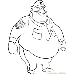 Ralph Free Coloring Page for Kids