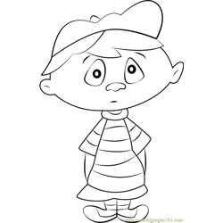 Randy Beaman Free Coloring Page for Kids