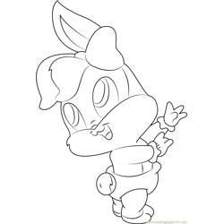 Lola Baby Looney tunes Free Coloring Page for Kids