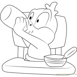 Looney See Free Coloring Page for Kids