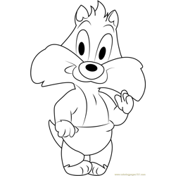 Looney Free Coloring Page for Kids