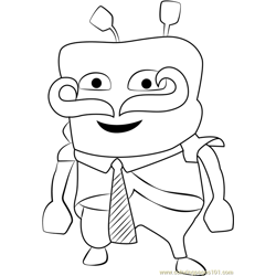 Bago Go Free Coloring Page for Kids