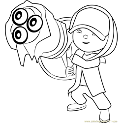 BoBoiBoy Ice Free Coloring Page for Kids