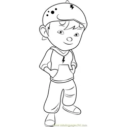 BoBoiBoy Free Coloring Page for Kids