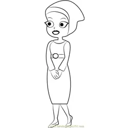 Mama Zila Free Coloring Page for Kids