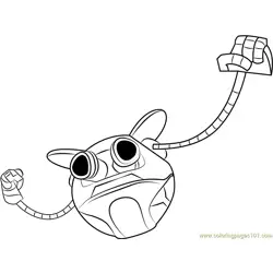 Ochobot Free Coloring Page for Kids