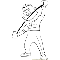 Tok Aba Free Coloring Page for Kids