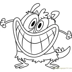 Bunsen Beast Free Coloring Page for Kids