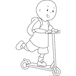 Caillou Going to School