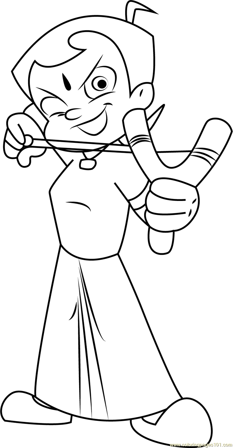 Chhota Bheem Coloring Page for Kids - Free Chhota Bheem Printable Coloring  Pages Online for Kids  | Coloring Pages for Kids