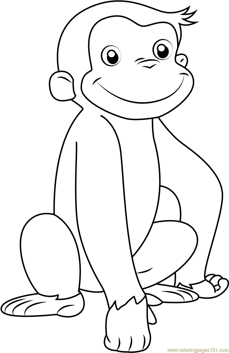 Curious George Sitting