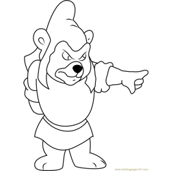 Gummy Bears Free Coloring Page for Kids