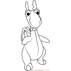 Stuffy Philbert Free Coloring Page for Kids