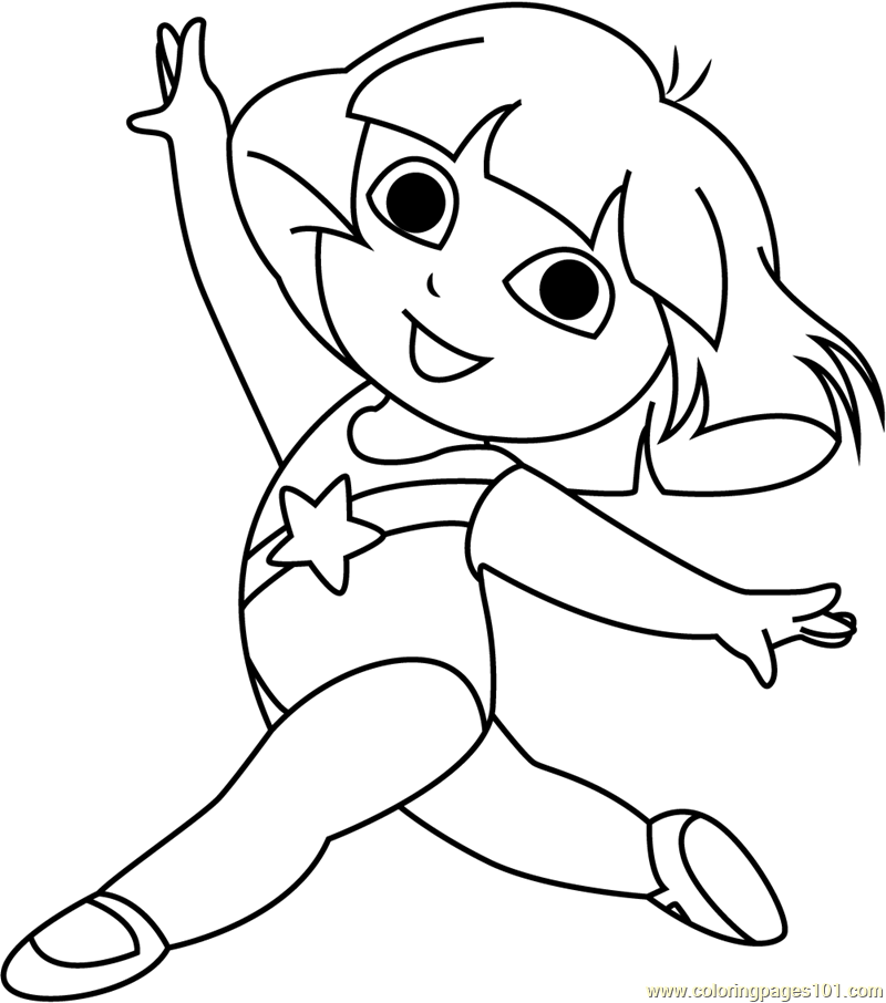 dora and friends coloring pages pdf