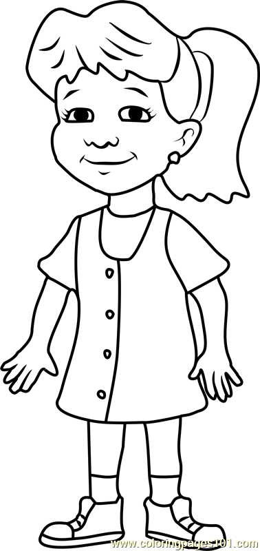 Dragon Tales Emmy Coloring Page for Kids - Free Dragon Tales Printable