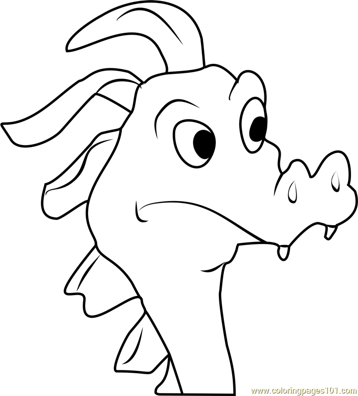 Dragon Tales Zak Coloring Page for Kids - Free Dragon Tales Printable