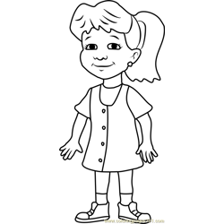 Dragon Tales Emmy Free Coloring Page for Kids