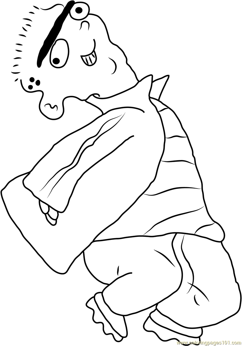 Lookin Up Coloring Page for Kids - Free Ed, Edd n Eddy Printable