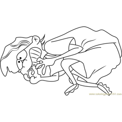 Double Dee Free Coloring Page for Kids