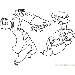 Ed Coloring Page for Kids - Free Ed, Edd n Eddy Printable Coloring