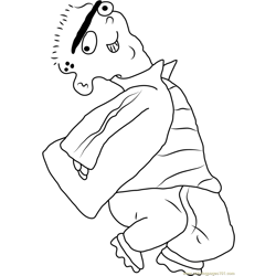 Lookin Up Free Coloring Page for Kids