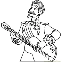 Francisco Free Coloring Page for Kids