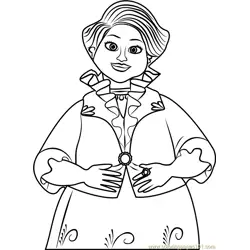 Luisa Free Coloring Page for Kids