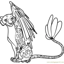 Luna Free Coloring Page for Kids