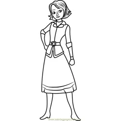 Naomi Free Coloring Page for Kids