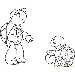 Franklin Family Free Coloring Page for Kids