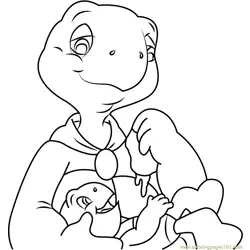 Franklin Free Coloring Page for Kids