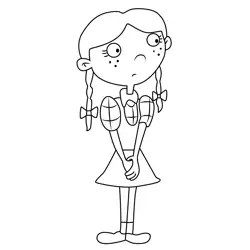 Lila Sawyer Hey Arnold! Free Coloring Page for Kids
