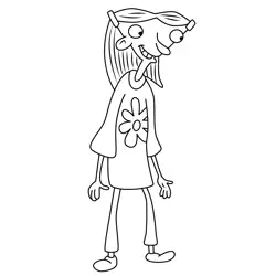 Sheena Hey Arnold! Free Coloring Page for Kids