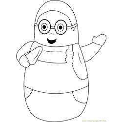 Higglytown Heroes say Hi Free Coloring Page for Kids