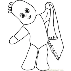 Igglepiggle Free Coloring Page for Kids