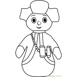 The Pontipines Free Coloring Page for Kids