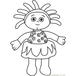 Upsy Daisy Free Coloring Page for Kids
