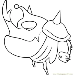 Black Free Coloring Page for Kids