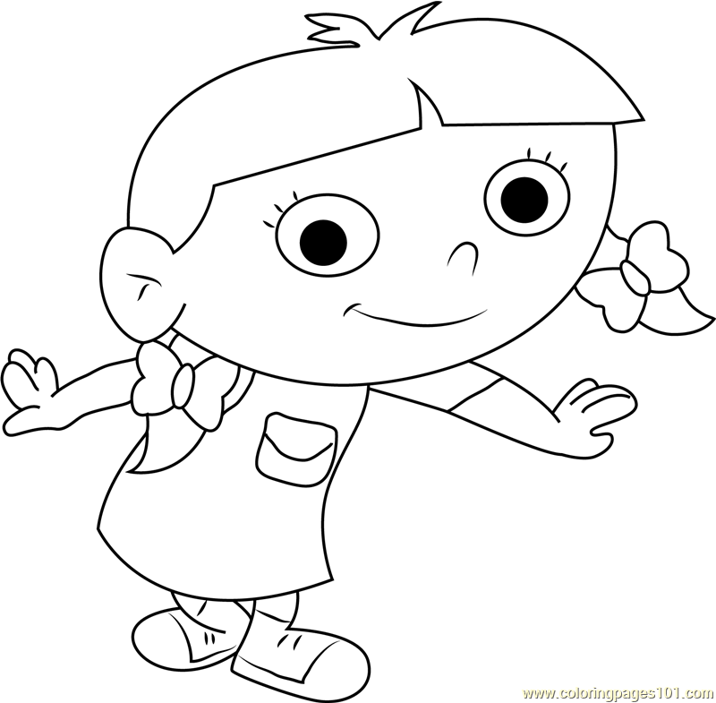 little einsteins annie coloring pages