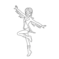 Eagle Miraculous Ladybug Free Coloring Page for Kids