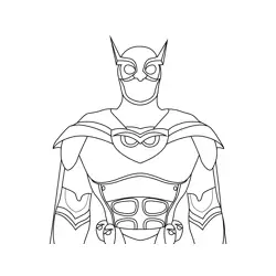 Knightowl Miraculous Ladybug Free Coloring Page for Kids