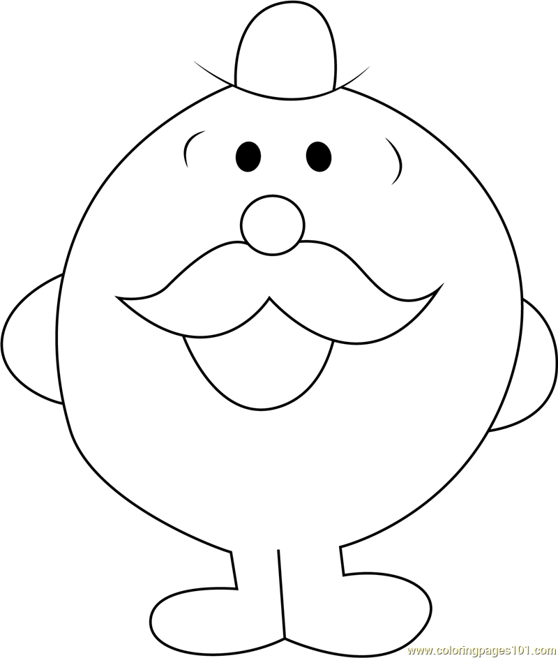 Happy Mr Men Coloring Page For Kids Free Mr Men Printable Coloring Happy Mr Men Coloring Page For Kids Free Mr Men Printable Coloring