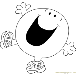 Red Man Free Coloring Page for Kids